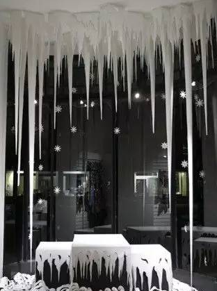 冬季為主題的櫥窗陳列