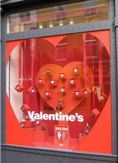 情人節(jié)櫥窗陳列